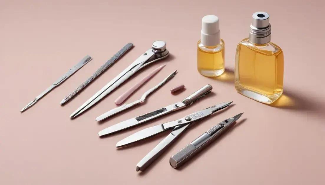 Ferramentas essenciais para o cuidado das unhas