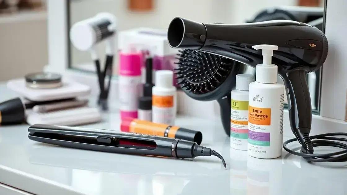 Técnicas de styling para cabelo liso