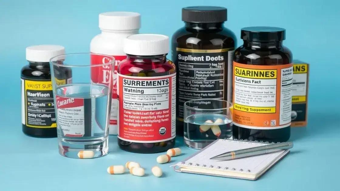 Riscos e efeitos colaterais dos suplementos Riscos e efeitos colaterais dos suplementos