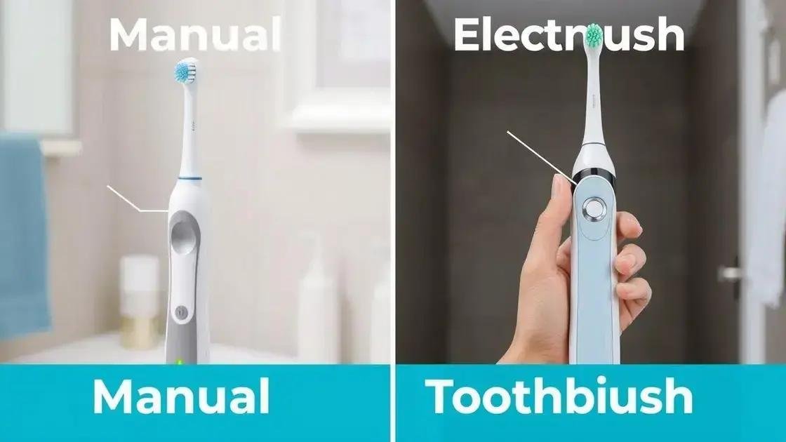Comparação entre escovas manuais e elétricas Comparação entre escovas manuais e elétricas