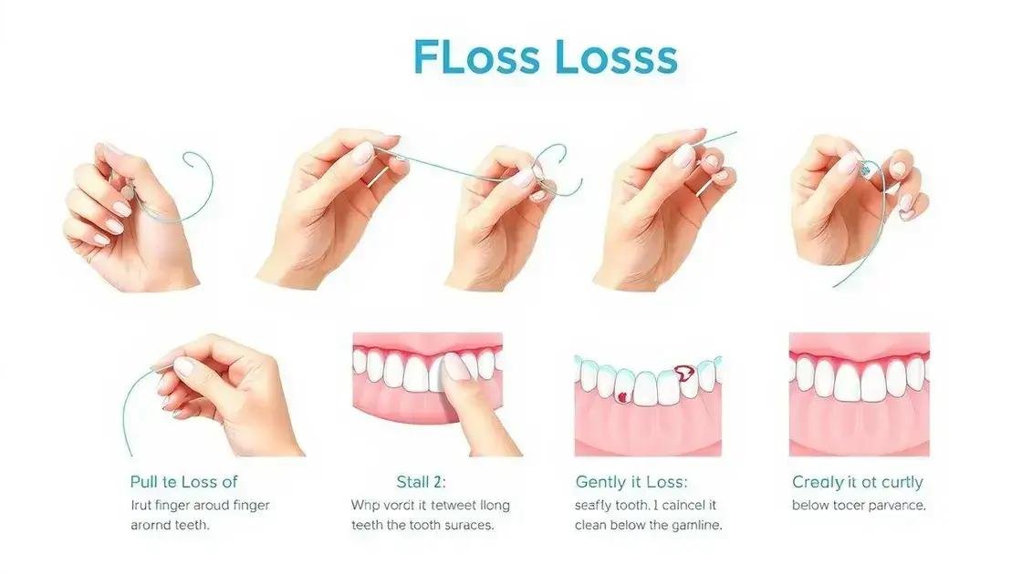 Passo a passo para usar fio dental corretamente Passo a passo para usar fio dental corretamente