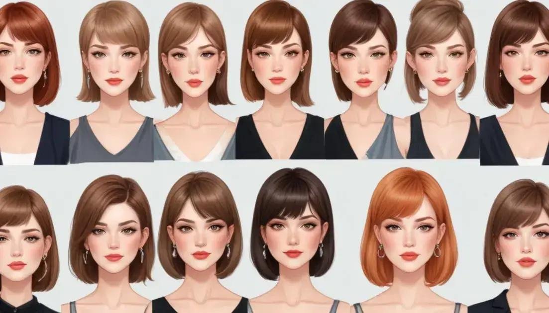 Cortes perfeitos para rostos quadrados