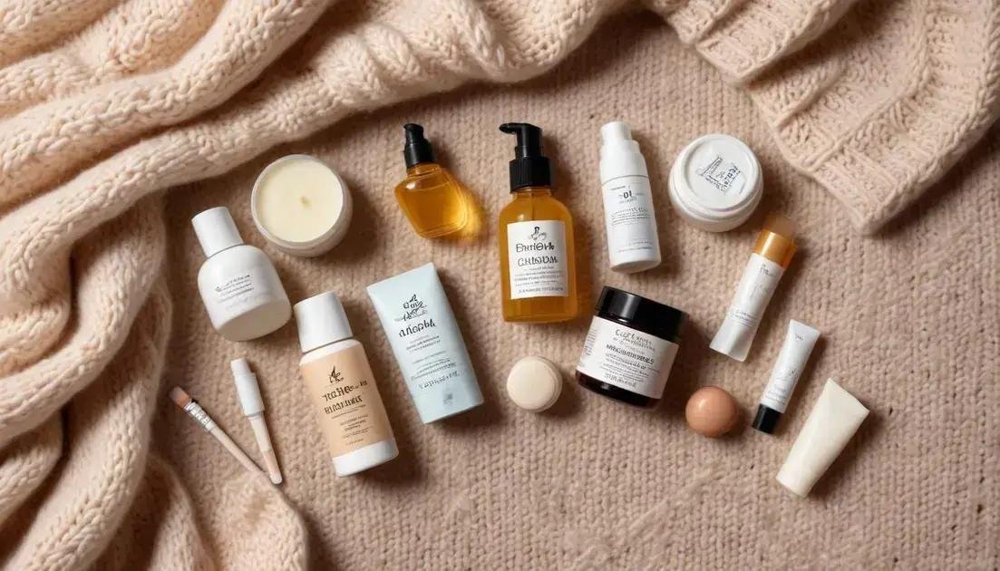 Produtos recomendados para cuidados na estação fria