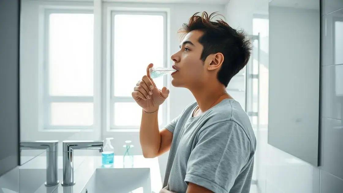 Como o enxaguante bucal contribui para a saúde bucal Como o enxaguante bucal contribui para a saúde bucal