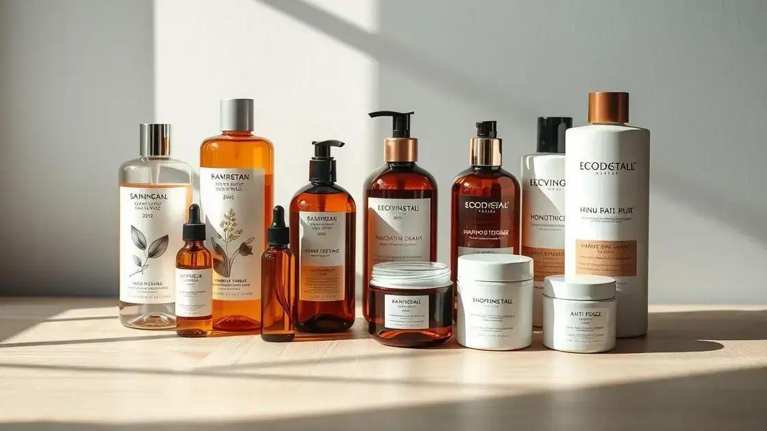 Produtos essenciais para cabelos sem frizz Produtos essenciais para cabelos sem frizz