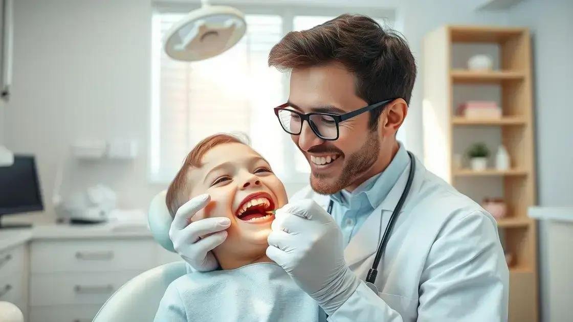 Visitas regulares ao dentista