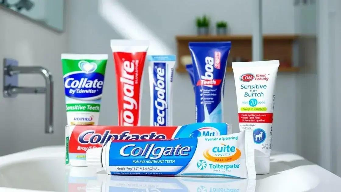 Melhores pastas de dente para dentes sensíveis: descubra a ideal