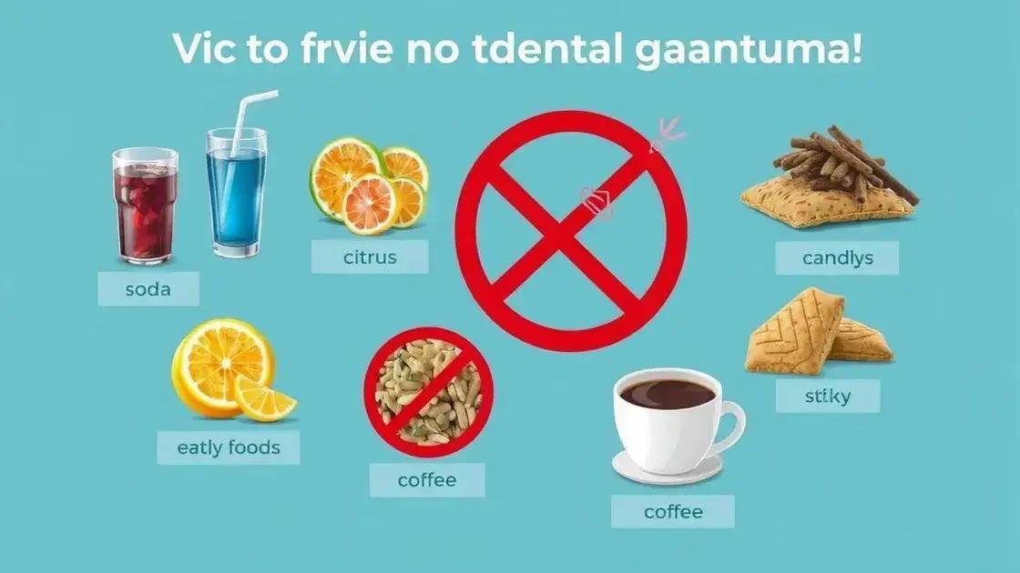 Alimentos a evitar para não danificar o esmalte