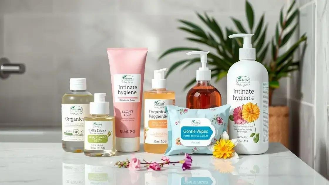 Benefícios dos produtos naturais para higiene íntima