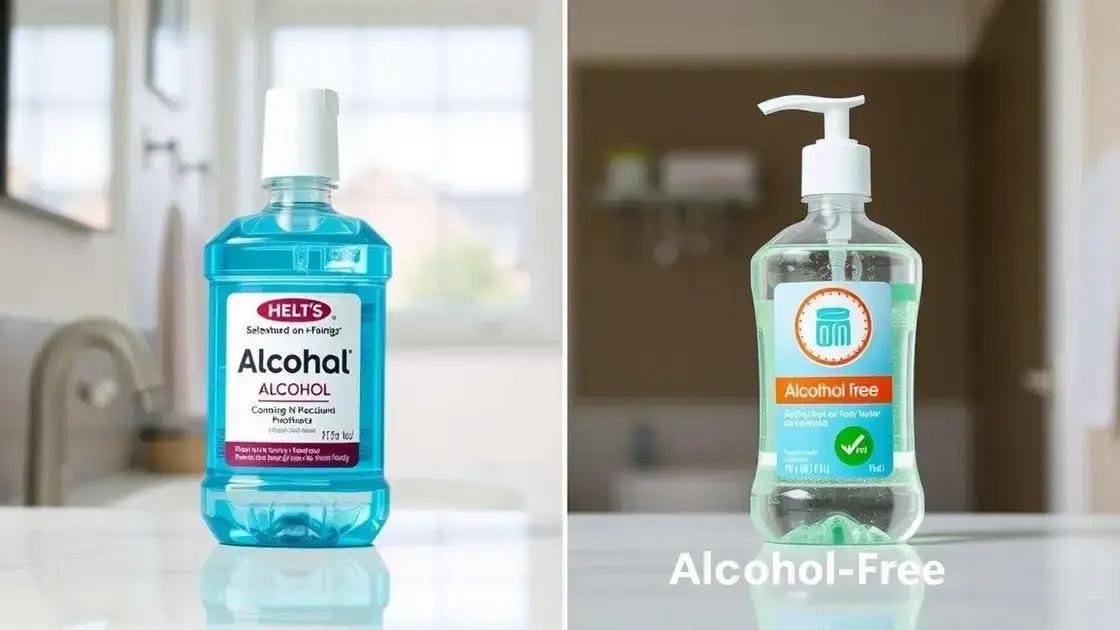 Diferenças entre enxaguantes bucais com e sem álcool Diferenças entre enxaguantes bucais com e sem álcool