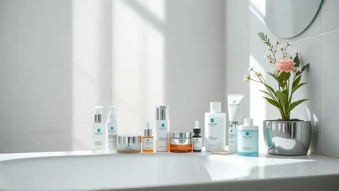 Dicas para manter a pele limpa e saudável com hábitos simples