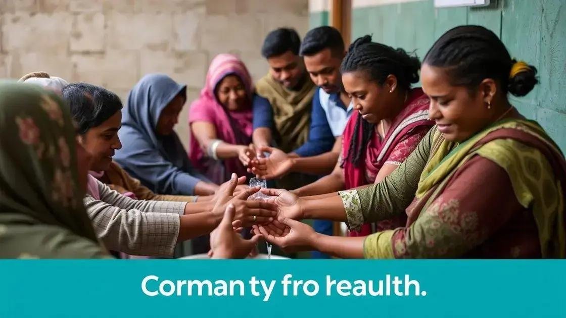 Benefícios da lavagem correta das mãos