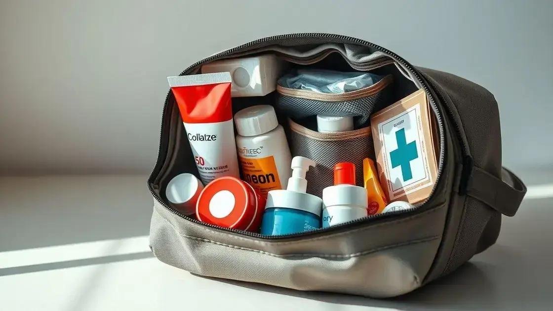 Dicas de produtos essenciais para levar Dicas de produtos essenciais para levar