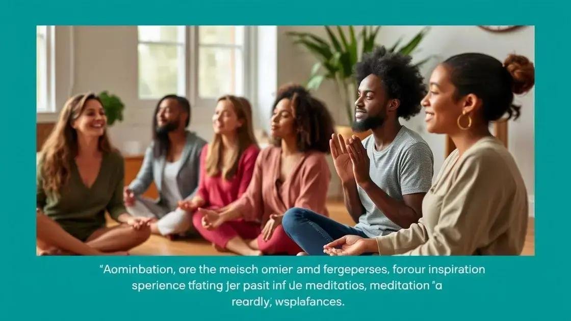 Depoimentos de quem medita