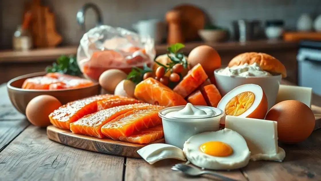 Principais fontes de vitamina D Principais fontes de vitamina D