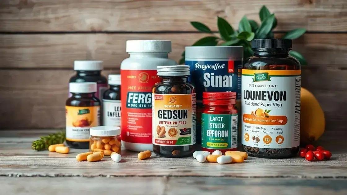 Suplementos para aumentar a energia e disposição: descubra os melhores