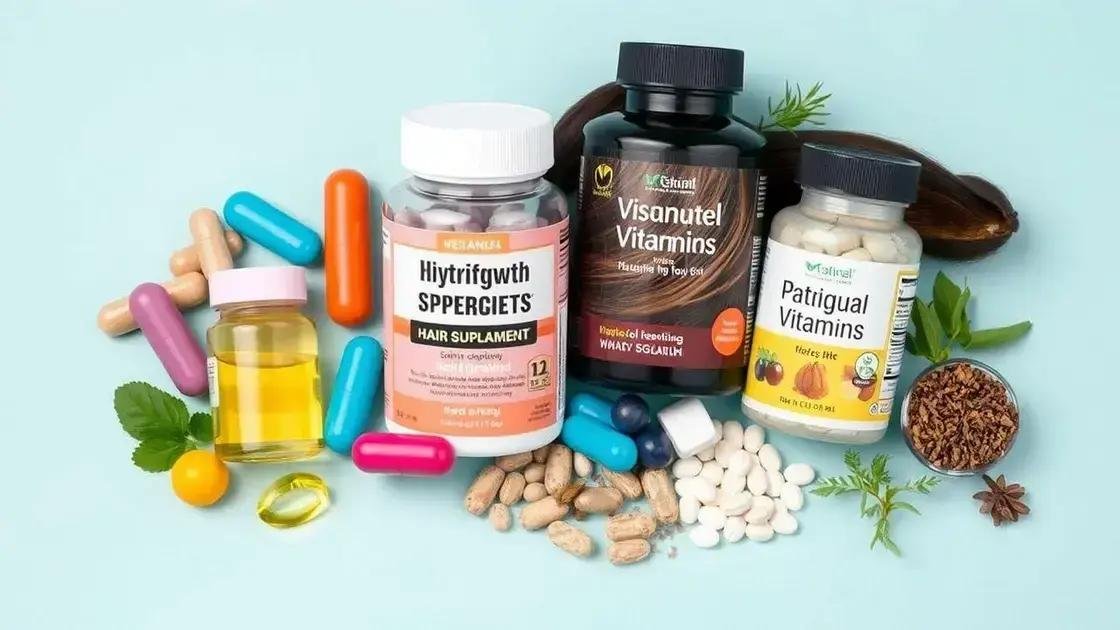 Melhores vitaminas para o crescimento do cabelo: descubra a verdade