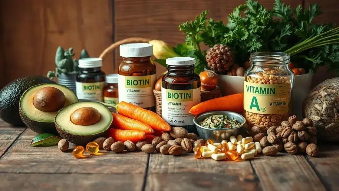Benefícios das vitaminas para o crescimento capilar