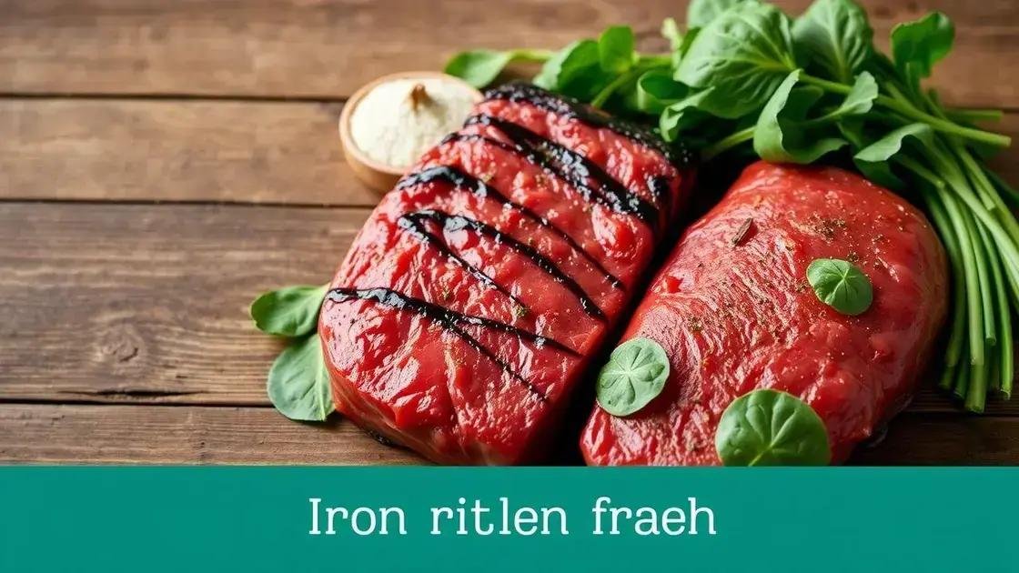 Como suplementar ferro para prevenir anemia e melhorar sua saúde