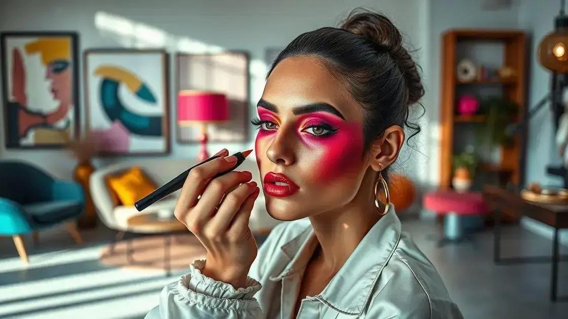 Tendências de maquiagem 2025: descubra o que vai bombar na beleza