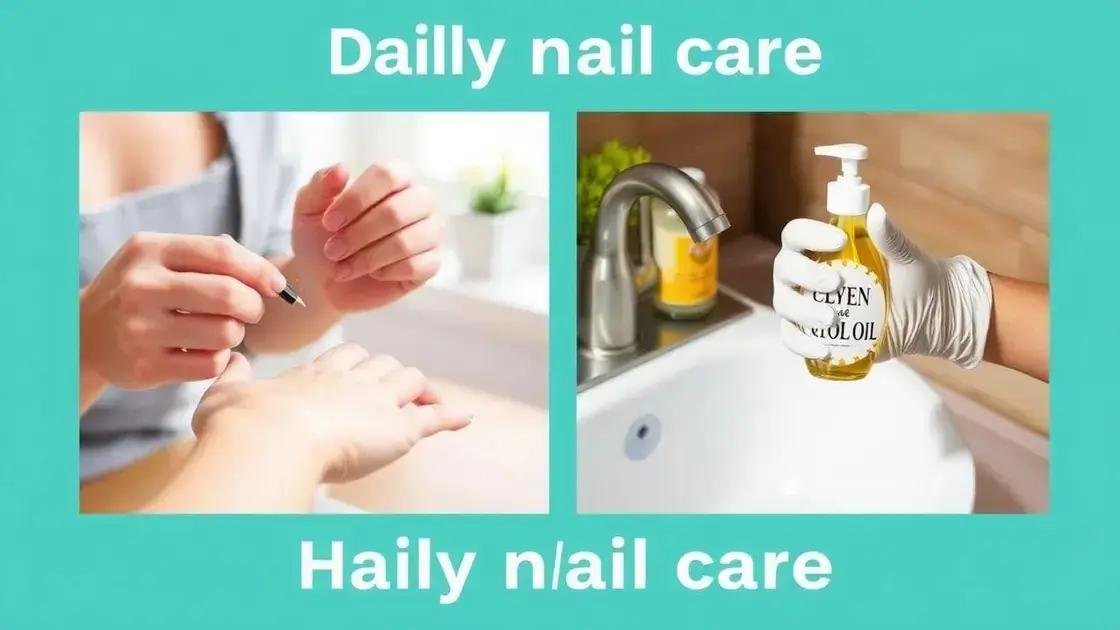 Cuidados do dia a dia para unhas saudáveis Cuidados do dia a dia para unhas saudáveis