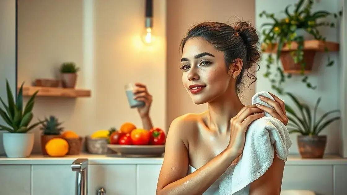 Hábitos diários que promovem a saúde da pele