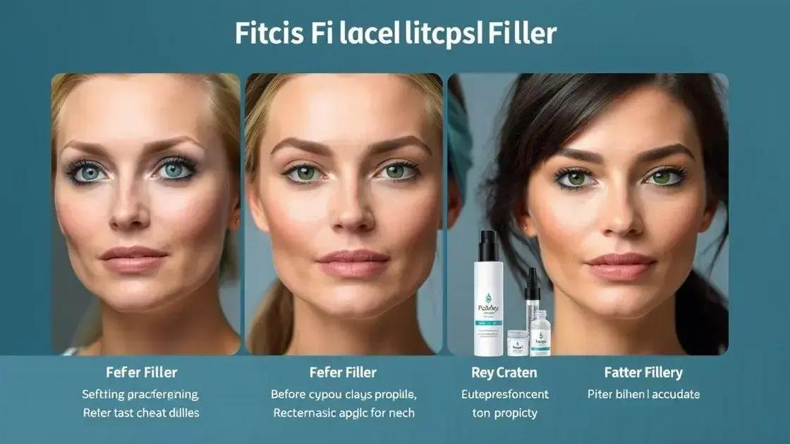 Principais tipos de preenchimentos e suas indicações Principais tipos de preenchimentos e suas indicações