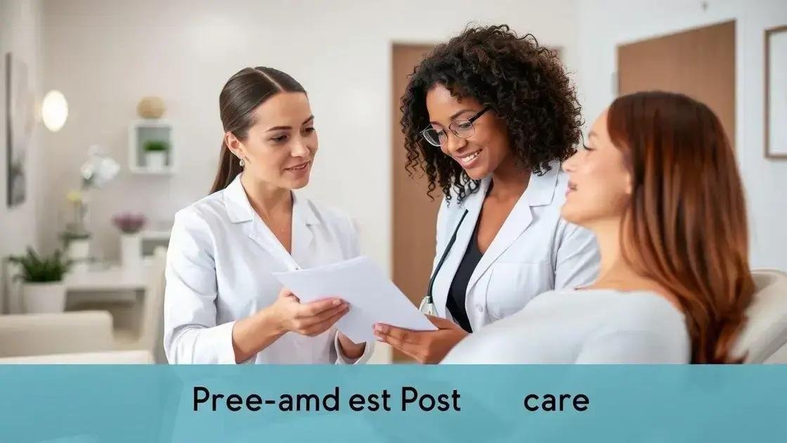 Cuidados antes e depois do procedimento Cuidados antes e depois do procedimento