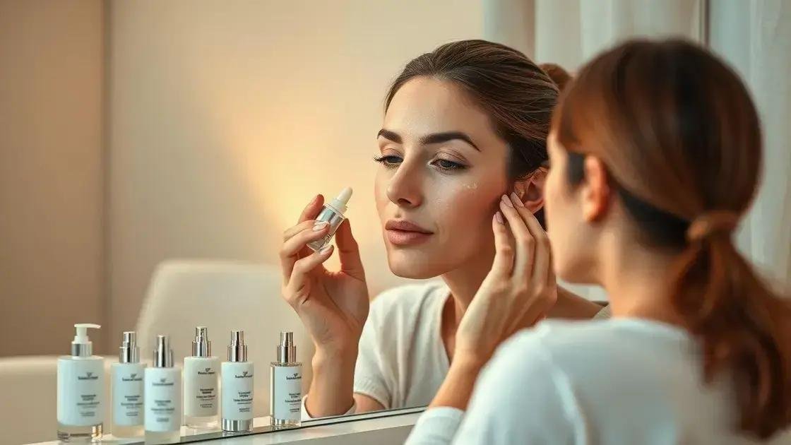 Como aplicar o sérum anti-idade corretamente