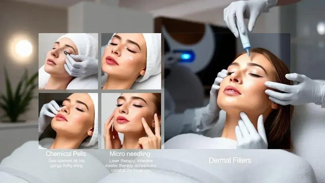 Principais tipos de tratamentos disponíveis