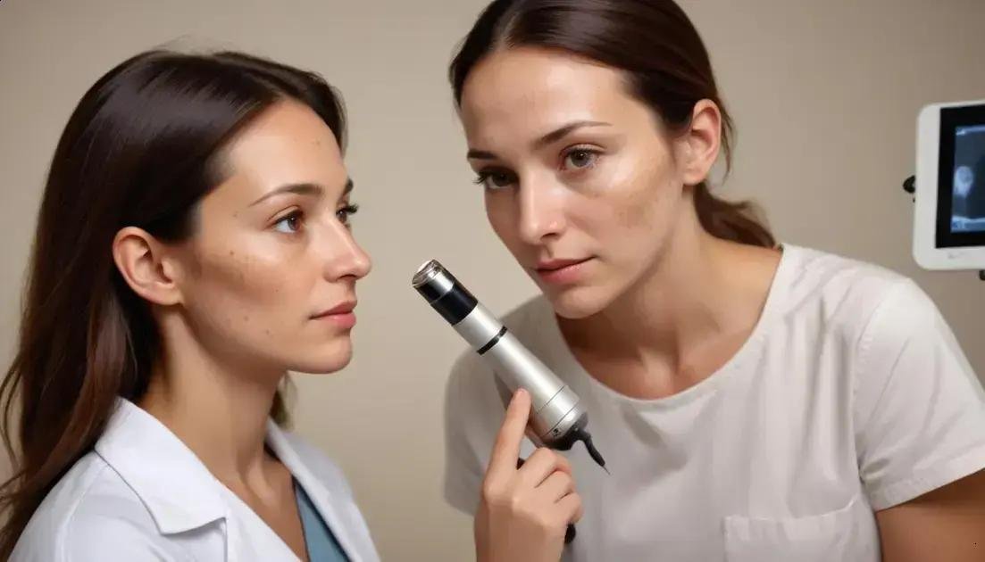 Diagnóstico preciso: exames, avaliação clínica e fotoexames